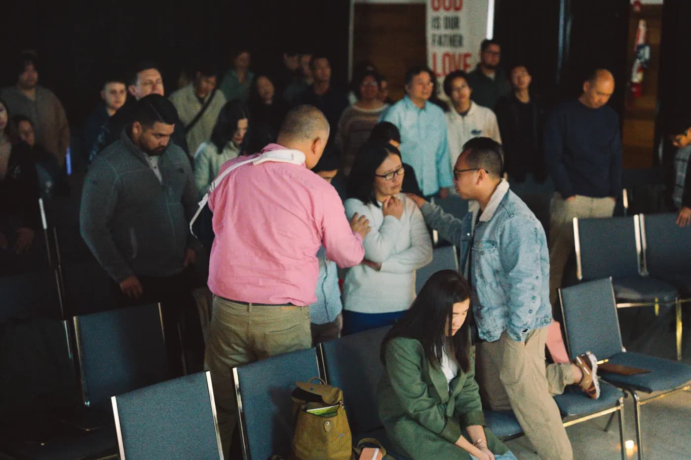 Praying for one another in community