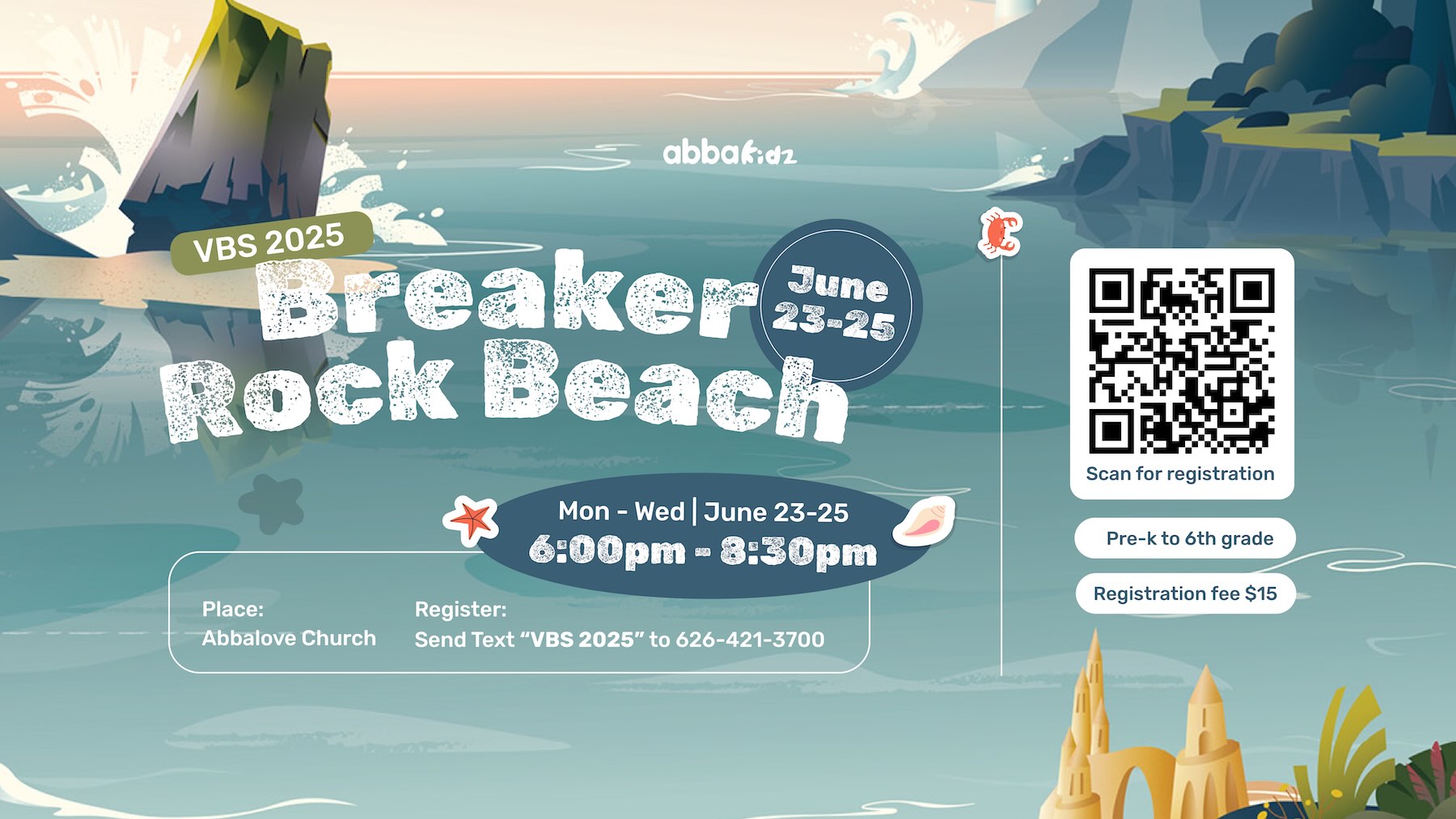 Registration for Abblove VBS 2025
